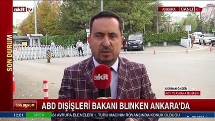 ABD Dışişleri Bakanı Blinken Ankara'da
