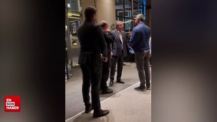 CHP'li Gökhan Günaydın, Antony Blinken'in girişi öncesi otelde polisle tartıştı