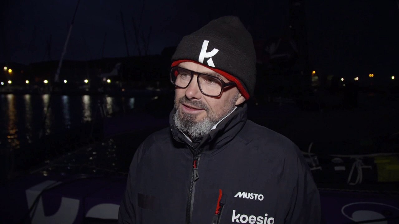 Transat Jacques Vabre Normandie Le Havre 2023 : LUNDI 06112023 - ITV DEPART PONTON LORIENT OCEAN 50