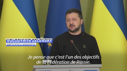 La guerre au Proche-Orient "détourne l'attention" de l'Ukraine, dit Zelensky