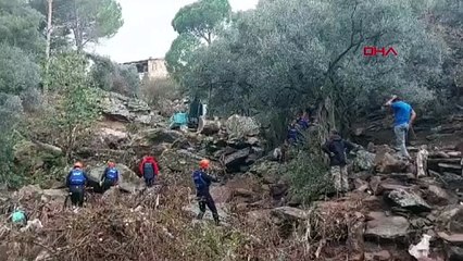 Aydın'da sel felaketinde kaybolan çiftçi için arama kurtarma çalışmaları yeniden başlatıldı