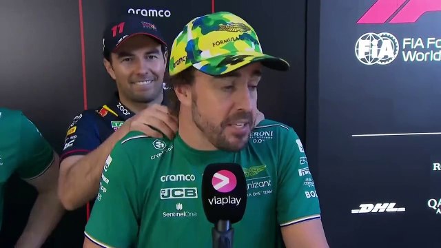 Así reconoce Checo Pérez la grandeza de Alonso después del descomunal adelantamiento