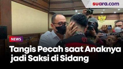 Tangis Pecah saat Anaknya jadi Saksi di Sidang, Rafael Alun Peluk Erat Mario Dandy