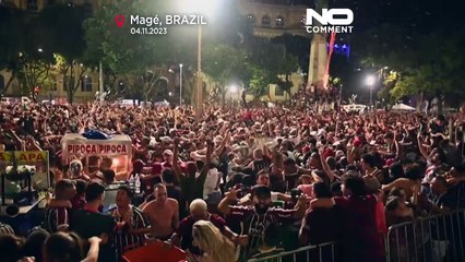 "É campeão! É campeão!" Fluminense em festa até à celebração final de domingo