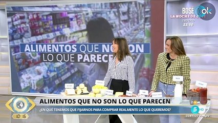 Una nutricionista retrata a Sánchez en pleno directo: "Estos alimentos son más falsos que el Gobierno