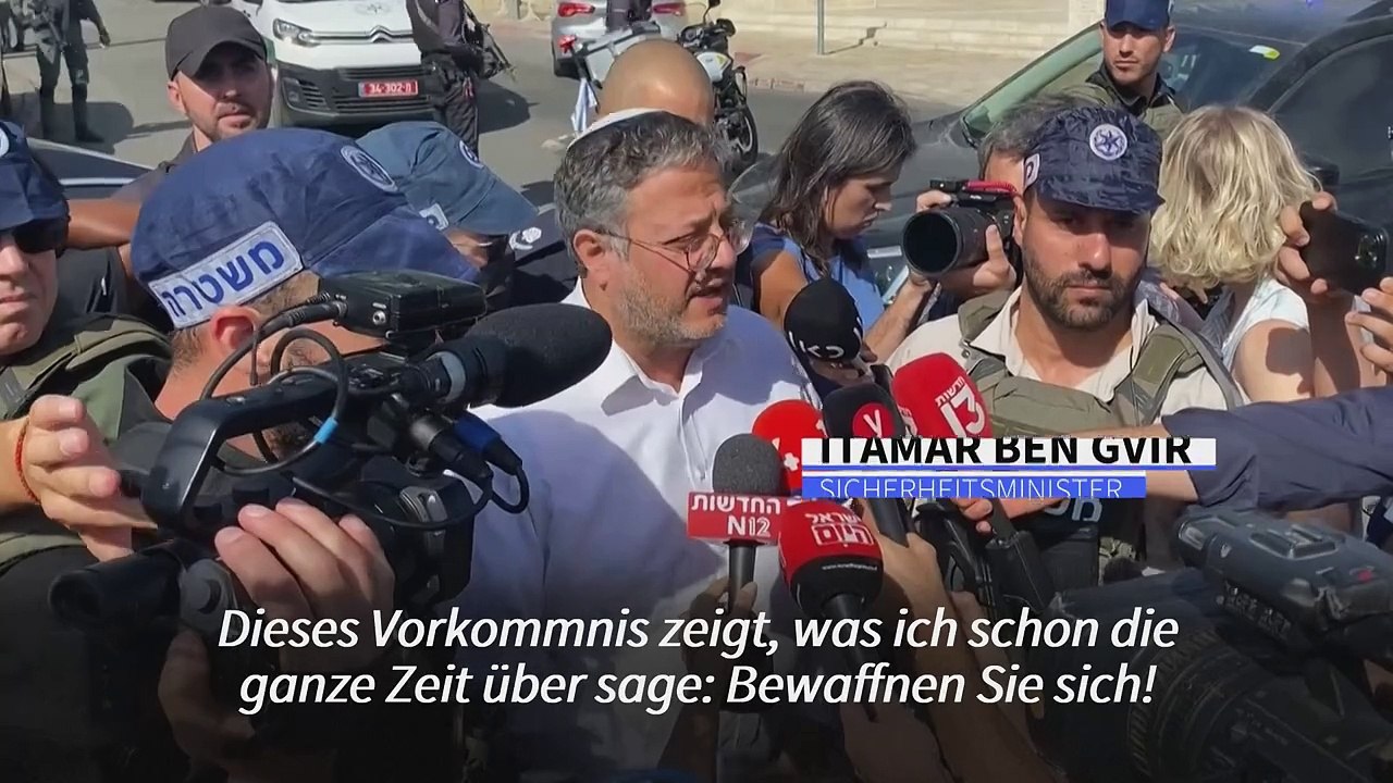 Israelischer Minister rät allen Bürgern zum Kauf von Schusswaffen