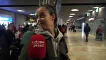 Victoria Federica vuelve a Madrid y asegura que Leonor 