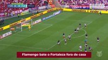 Flamengo bate o Fortaleza fora de casa e volta a vencer no Brasileirão
