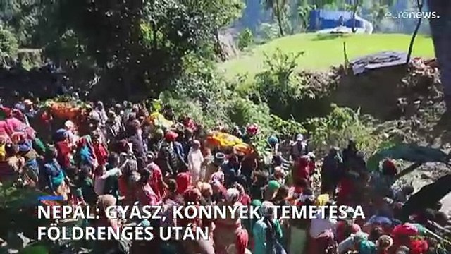 Nepál: gyász, könnyek, temetés a földrengés után