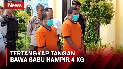 Terancam Hukuman Mati, 2 Pengedar Sabu di Singkawang Tertangkap Tangan Bawa Sabu Hampir 4 Kg