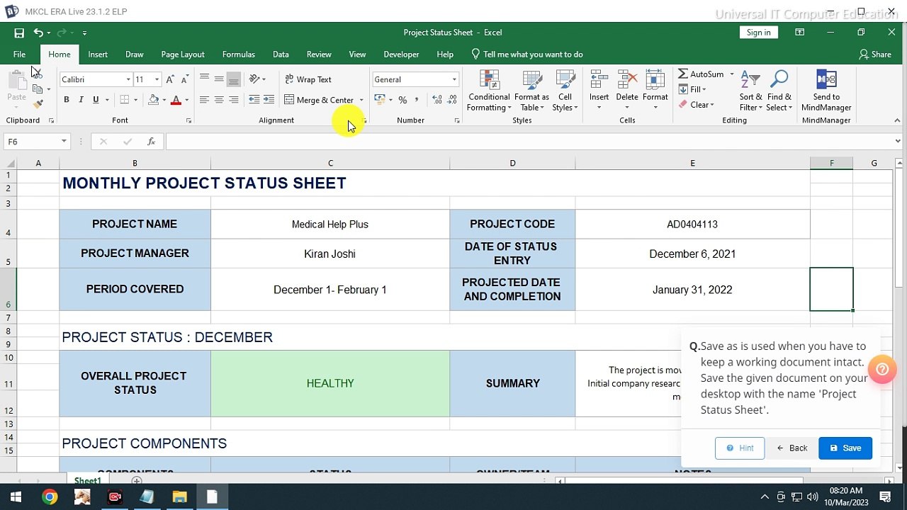 MSCIT Session 30 Simulation Questions