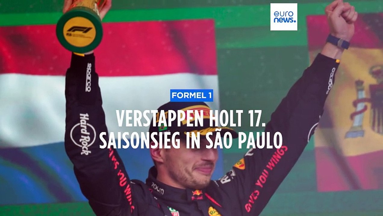 Rekord ausgebaut: Verstappen holt 17. Saisonsieg beim Grand Prix von Brasilien