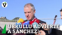 Urkullu advierte a Sánchez que además del acuerdo con Junts, queda por cerrar con PNV