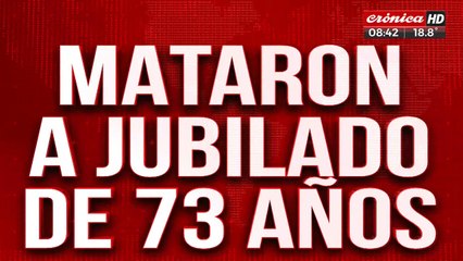 Inseguridad sin límites: asesinaron a jubilado frente a su esposa