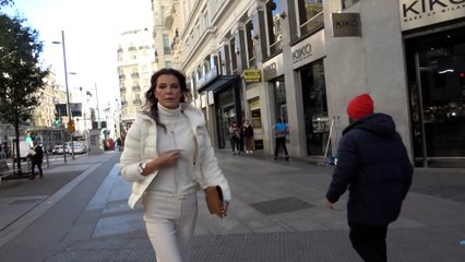 Mar Flores reaparece alicaída tras la muerte de Fernández Tapias