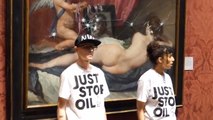 Just Stop Oil protesters target painting in National Gallery