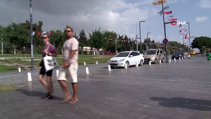 Antalya'da Kasım ayında termometreler 30 dereceyi gösterdi, deniz keyfi ara vermedi