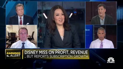 Guy Adami and Dan Nathan Discuss Disney Earnings Miss