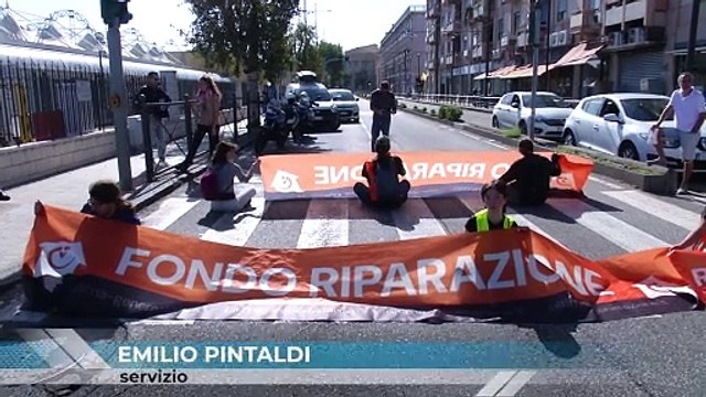 Bloccano la Vittorio Emanuele a Messina: Più fondi per i danni idrogeologici
