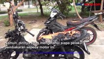 Teror! Lima Motor Dibakar Orang Tak Dikenal di RPTRA Kembangan