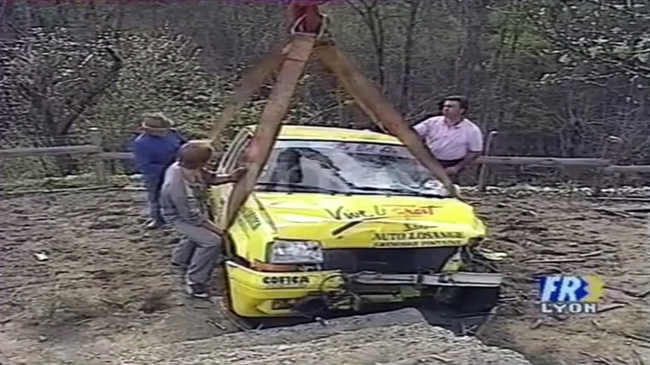 1 Spectator's Fatal Crash @ Rallye de la Matheysine 1992 (Aftermath)