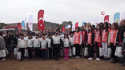 Kırklareli'nde "Milli Ağaçlandırma Gününde" 25 bin fidan