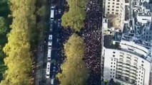 Londra'da Sunak hükümetini sallayan 5'inci Filistin gösterisi