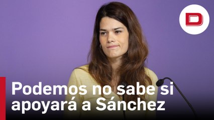 Podemos decidirá su apoyo a Sánchez para la investidura cuando se convoque el pleno de la misma