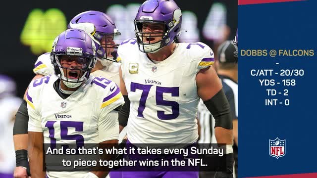 Dobbs making an instant big impact at the Vikings