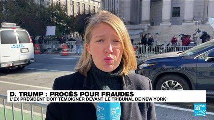 Etats-Unis : Donald Trump au tribunal de New York pour témoigner à son procès pour fraudes