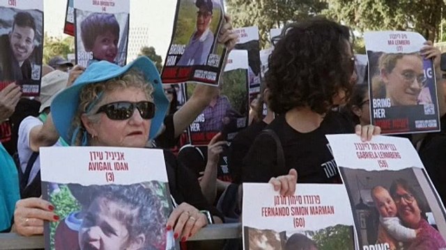 تظاهرة في القدس للمطالبة بإعادة الرهائن المحتجزين في غزة