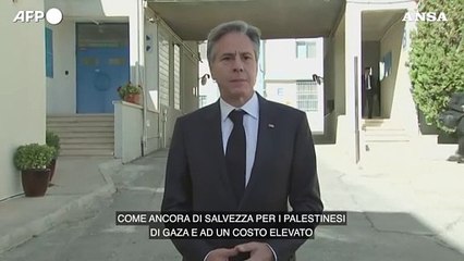 Gaza, Blinken: "Unrwa sta svolgendo lavoro straordinario"