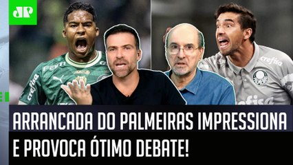 "É A 1ª VEZ que o Palmeiras FAZ ISSO, cara! EU TÔ ACHANDO que esse time vai..." ARRANCADA É DEBATIDA