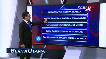 Tak Mahir Menyetir, Sales Mobil Malah Tabrak Eskalator Mall