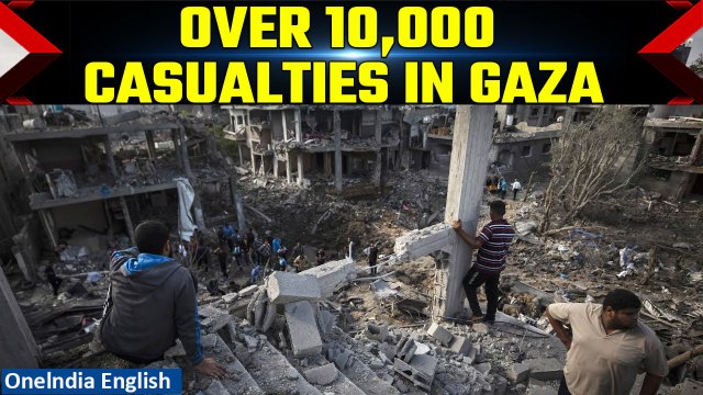 Gaza Health Ministry Confirms Ten Thousand Casualties in Israel-Hamas Conflict So Far | OneIndia