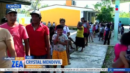 La Marina ofrece atención médica a damnificados por Otis en Guerrero