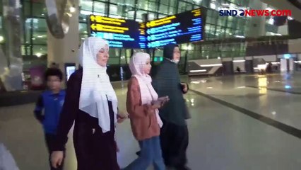 Satu Keluarga WNI di Palestina Menginjakan Kaki Kembali ke Tanah Air