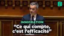 Gérald Darmanin défend son projet de loi immigration devant le Sénat