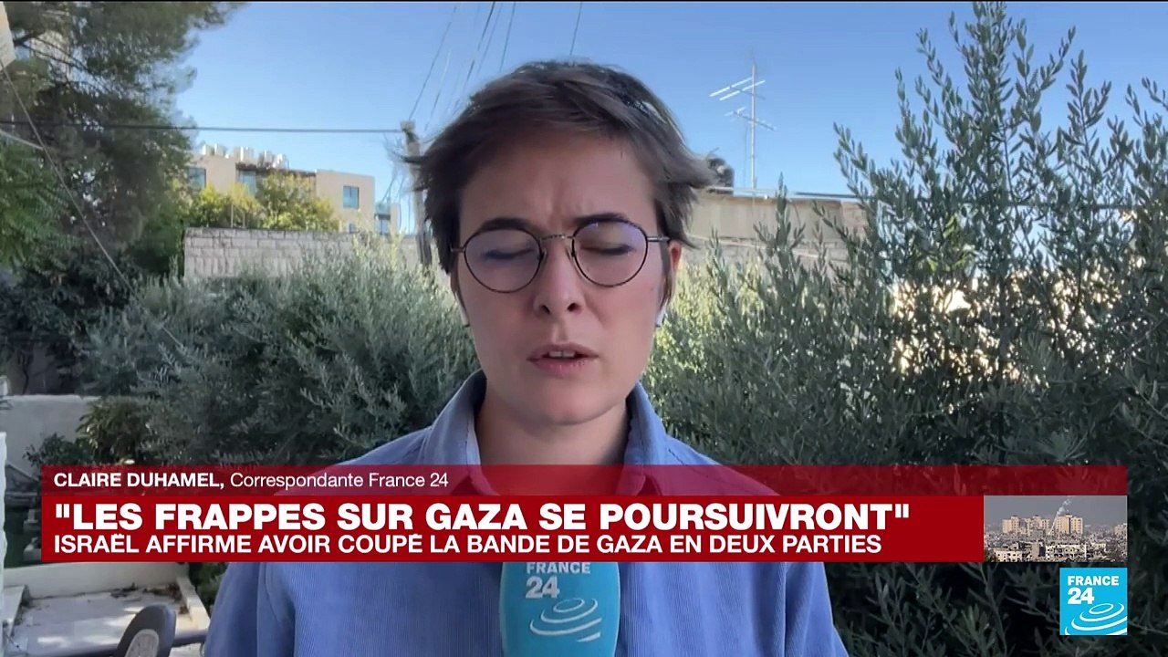 Israël affirme avoir coupé la bande de Gaza en deux parties