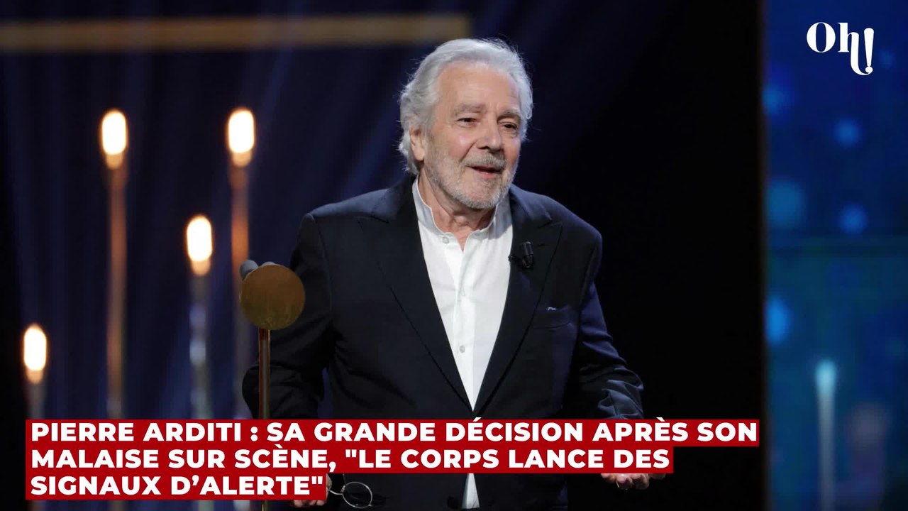 Pierre Arditi : sa grande décision après son malaise sur scène, "le corps lance des signaux d’alerte"