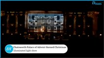 Illuminated light show at Chatsworth