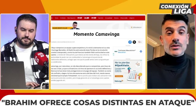 Álvaro Benito y la diferencia Camavinga-Tchouameni