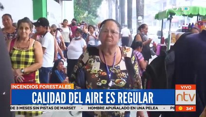 Volvió el humo a Santa Cruz y la calidad del aire es regular
