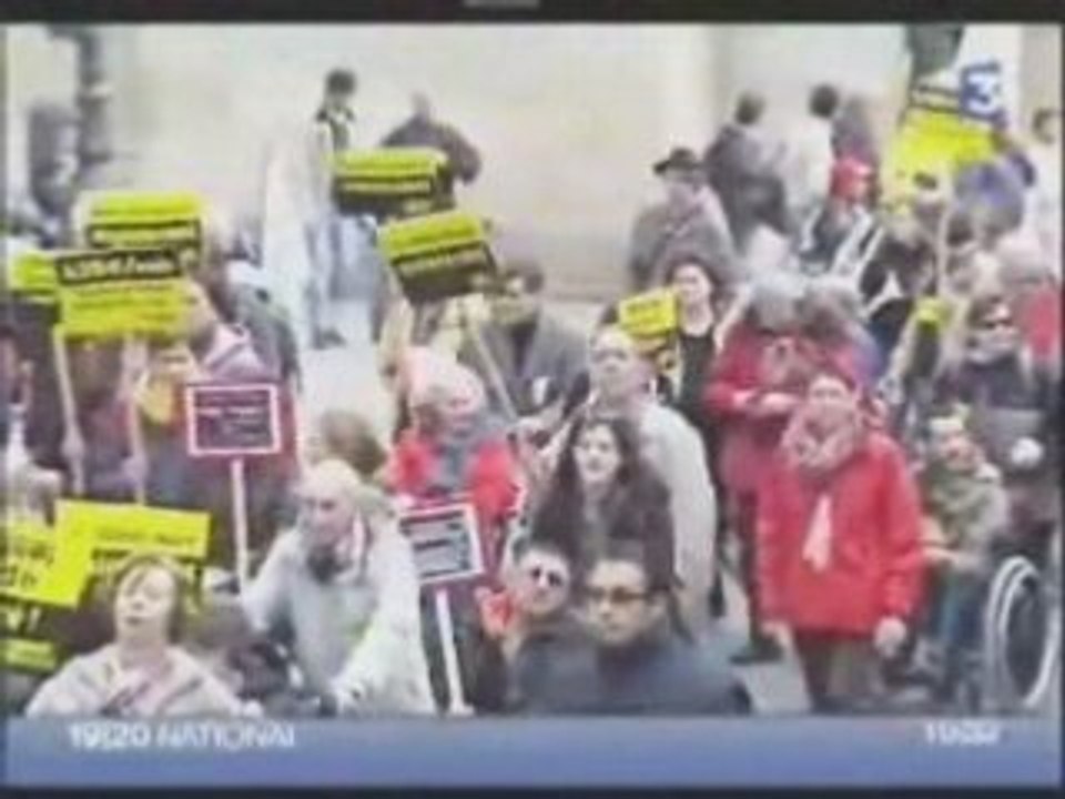 Manifestation handicapés