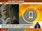 Historiador Luis Britto García: Hemos tenido una gran pérdida con la partida física de Dussel