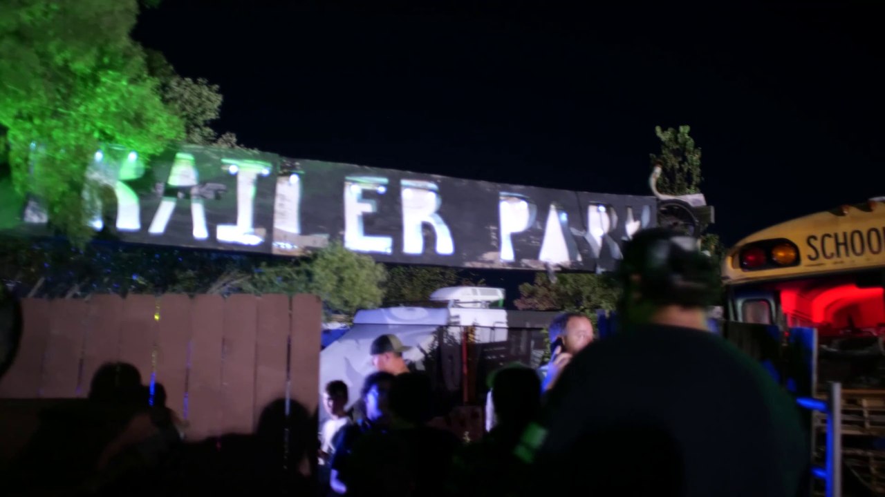 TRAILER PARK Haunted House POV (Kirby's Scary Farm Williston, FL