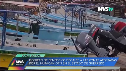 DECRETO DE BENEFICIOS FISCALES A LAS ZONAS AFECTADAS POR EL HURACÁN OTIS EN EL ESTADO DE GUERRERO