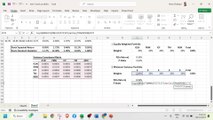 Creating Five Stock Portfolios in Excel | Equal Weighted, Minimum Variance, Optimized, Five Stocks Portfolio Equal Weighted Portfolio Minimum Variance Portfolio  Optimized Portfolio Random Weight Portfolio Efficient Frontier In Excel Stock Prices I11