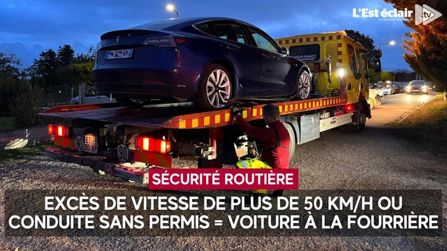 Gendarmes et policiers mettent en fourrière les véhicules dont les conducteurs ont commis certaines infractions