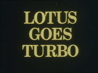 1983 - Lotus Goes Turbo